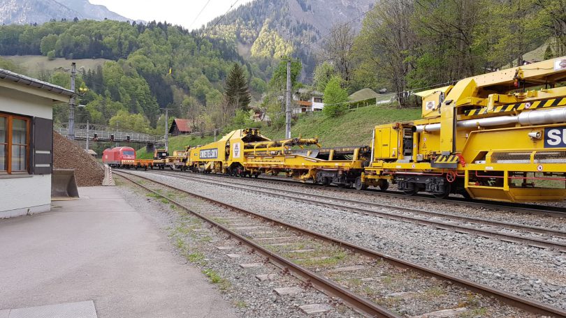Instandhaltungsarbeiten auf der Arlbergbahn